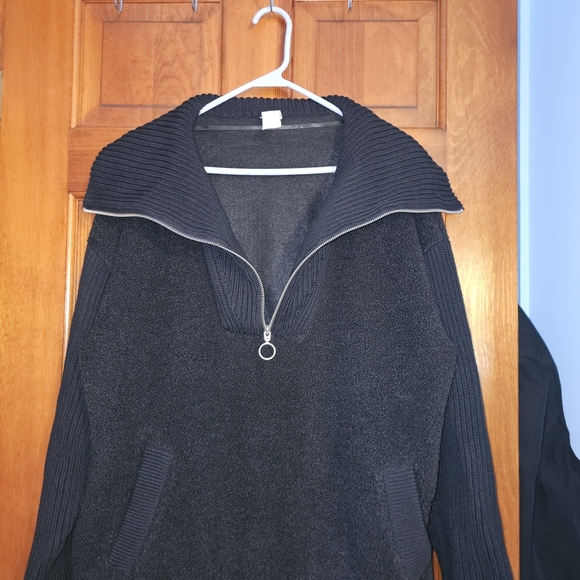 Lane Bryant Black Zip-Up Jacket - Picture 4 of 7